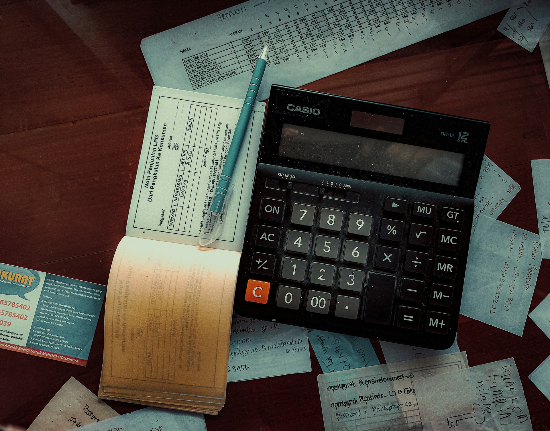 Bookkeeper's desk